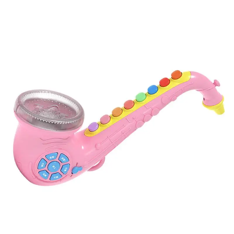 Kids Music Toys Interactive Electric Musical Toy With Light And Sound Portable Clarinet Toy Kids Musical Instruments Early