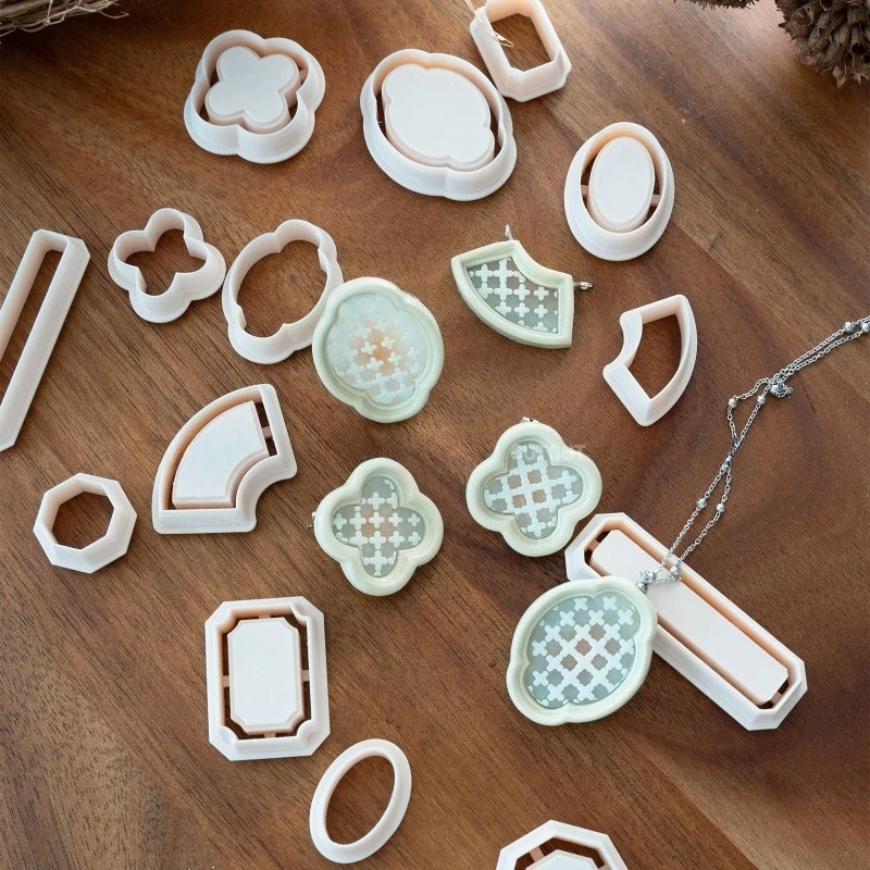 

Soft Ceramic Cutting Mold/three-dimensional Frame/handmade DIY Mold for Cutting Soft Ceramic Earrings/Necklaces/Pendants Etc