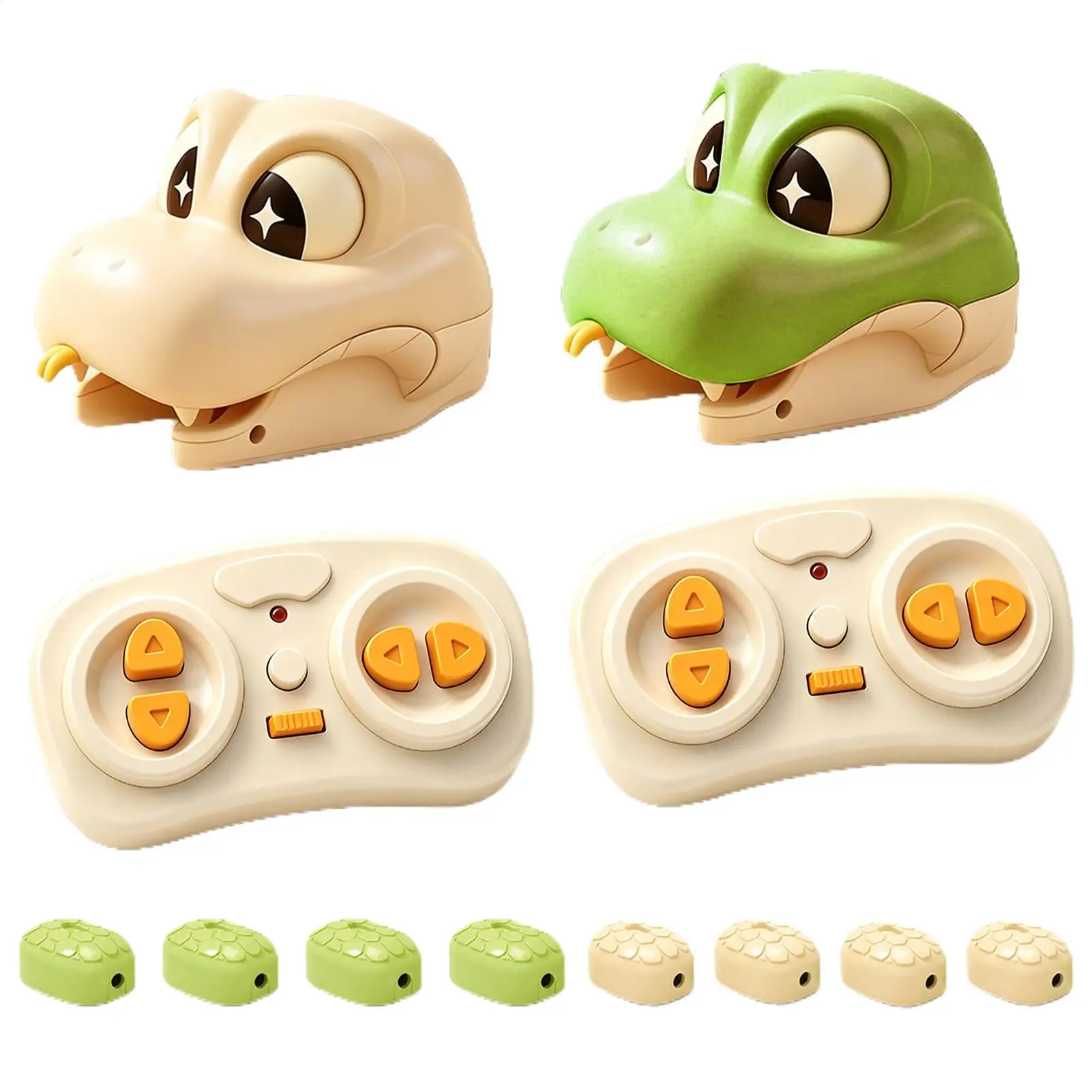 Electric Train Set for Kids Magnetic Snake Eating Blocks Gliding Game Sound Light Remote Control Toy Parent Child Christmas Gift