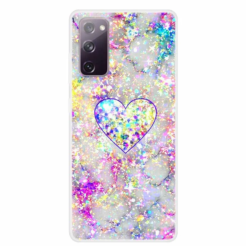 For Samsung S20 FE 2022 Case Marble Clear Soft TPU Silicon Back Cover For Samsung Galaxy S20 FE 5G Case Bumper Funda S20 FE 2022