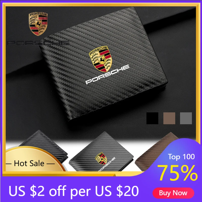 

Car Sticker For Porsche Cayenne Panamera Macan 911 Car Driver License Bag Driving Credit Card Documents Wallet Holder For Porsch