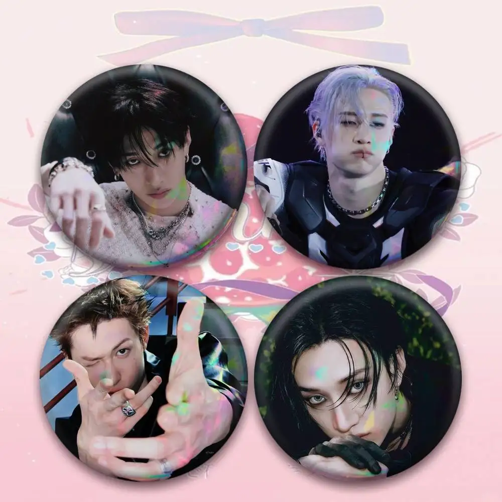 B-ang Singer C-Chan  Laser Badge Creative Pins Brooch for Bag Clothes Hat Decor Gifts Fans Collect