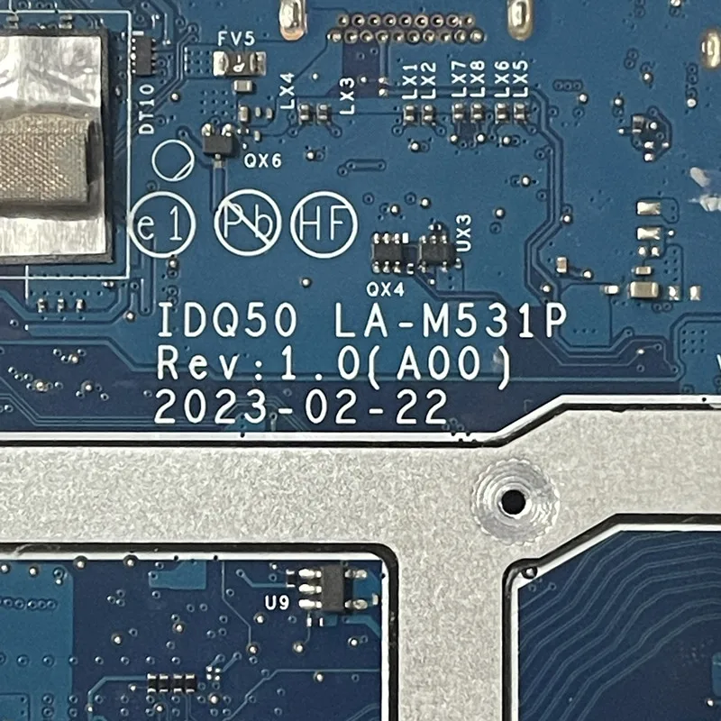 Placa-mãe LA-M531P para Dell G15 5530 aptop Placa-mãe com CPU I5
