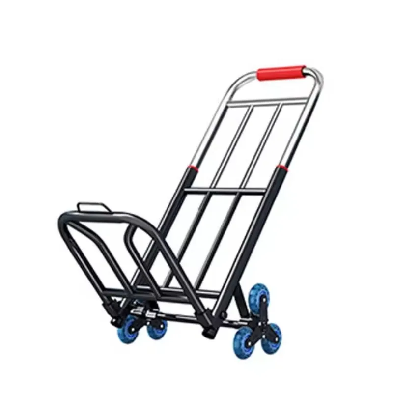 

Многофункциональная тележка для толкания, легкая алюминиевая конструкция, складная для продуктовых покупок, кампуса