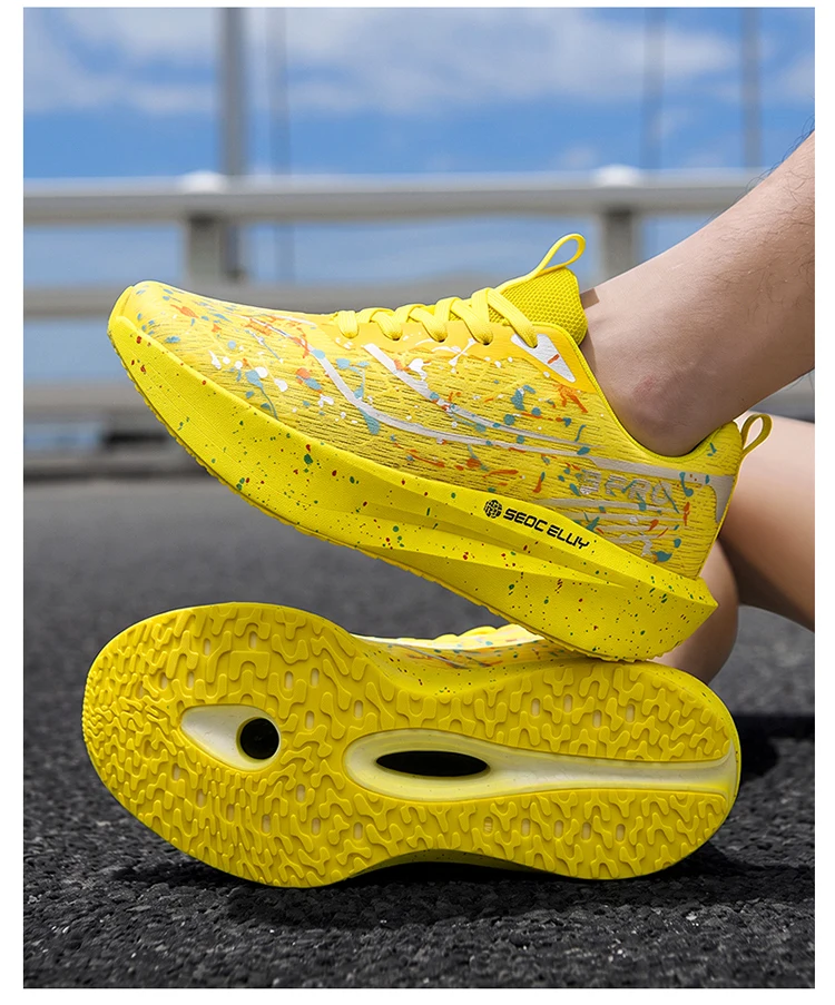 Modische Leichte Laufschuhe für Damen und Herren, Atmungsaktive Sportschuhe für Outdoor-Jogging, Größe 35-45 – Detail 11