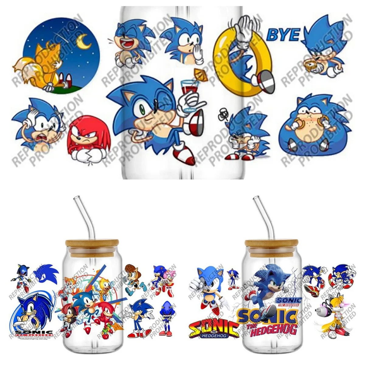 Hochwertig ‌ 3D Cartoon Igel Aufkleber Transferfolie für 16oz Libbey Dosen DIY Handy Tasse Waschbare UV DTF Becherummantelung