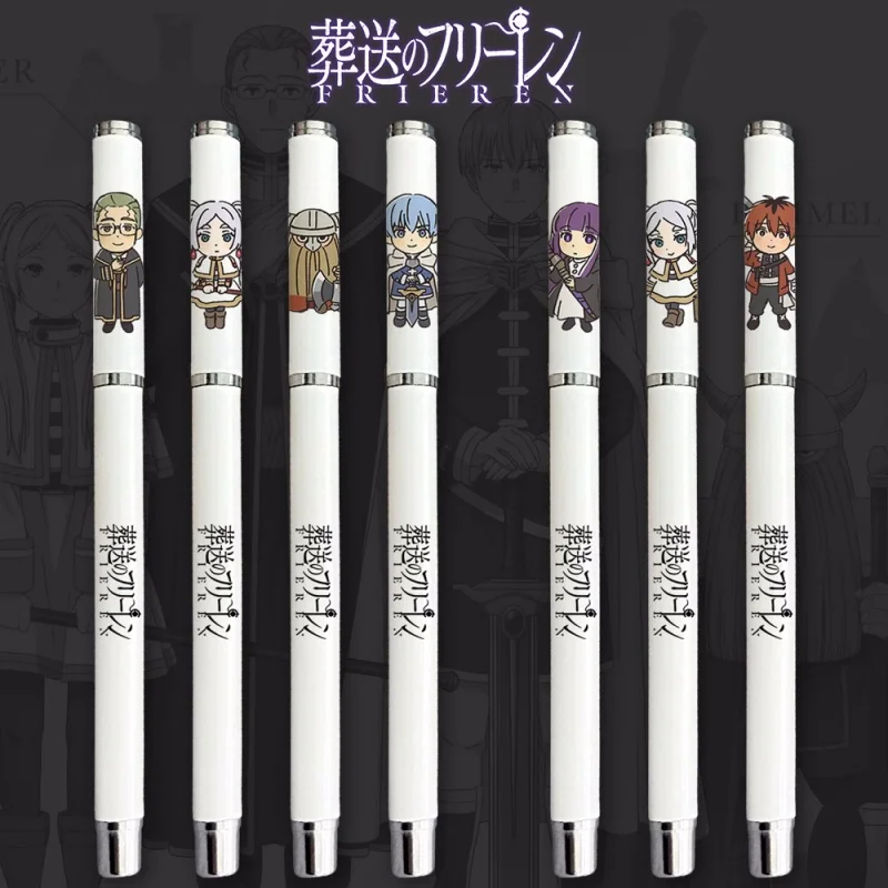 

Anime Frieren: Beyond Journey's End Black Ink Gel Pen 0.5mm Graffiti Writing Pens Kids School Stationery Cosplay Gift A7108