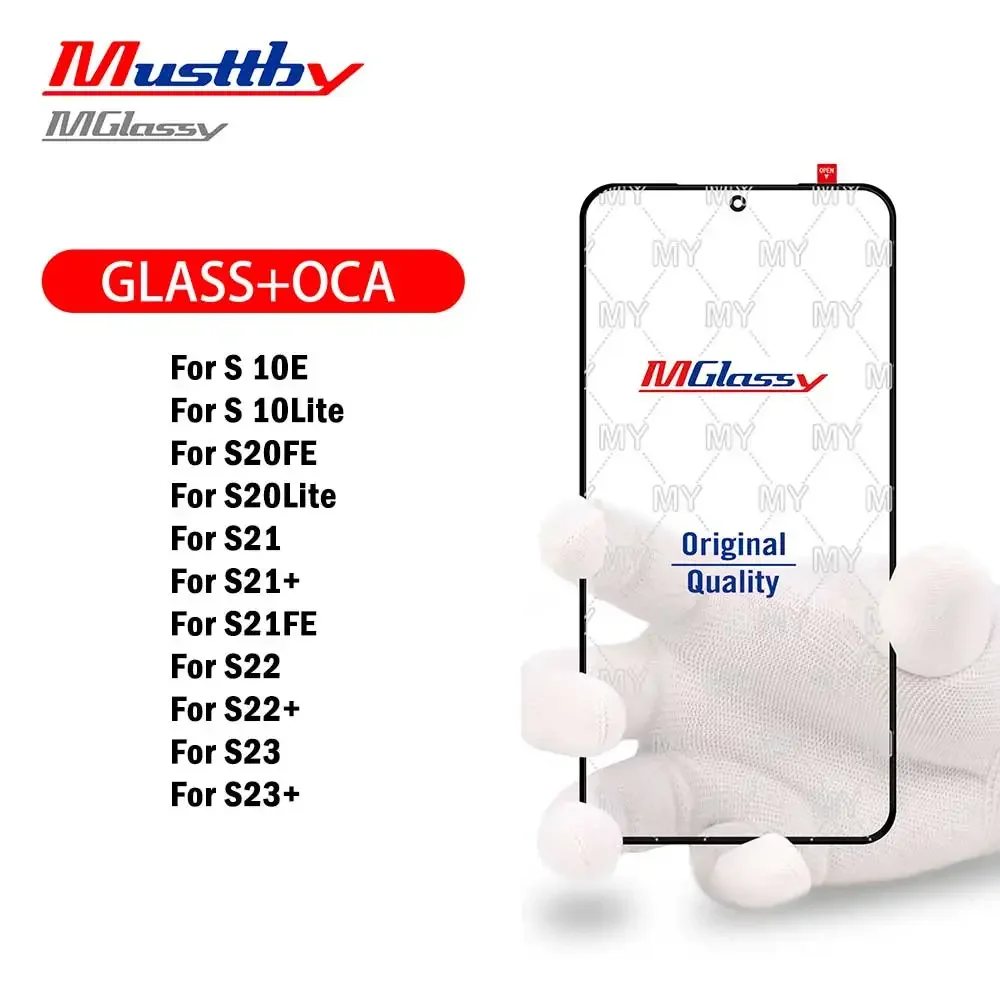 

5 шт. Musttby-MGlassy переднее стекло с OCA для SM A01 Core A02 A02s A03 A03s A04 A04s A037U A6+ A8+ A10 A10s A10E Ремонт экрана