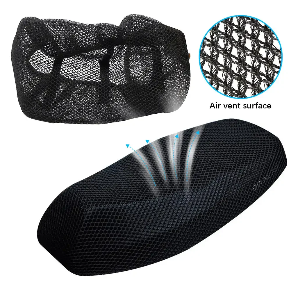 

Motorcycle3DMesh Cushion Seat Cover Protector Anti-Slip Cushion Mesh Net Anti-skid Pad Mesh Seat Cover for Motorbike ScooterBike