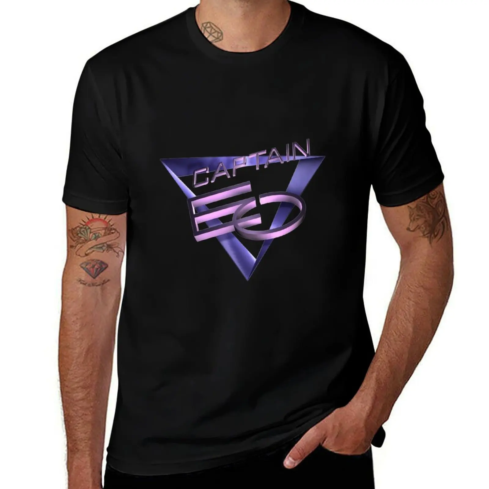 Captain EO T-Shirt Casual Soft Cotton Short Sleeve Tee
