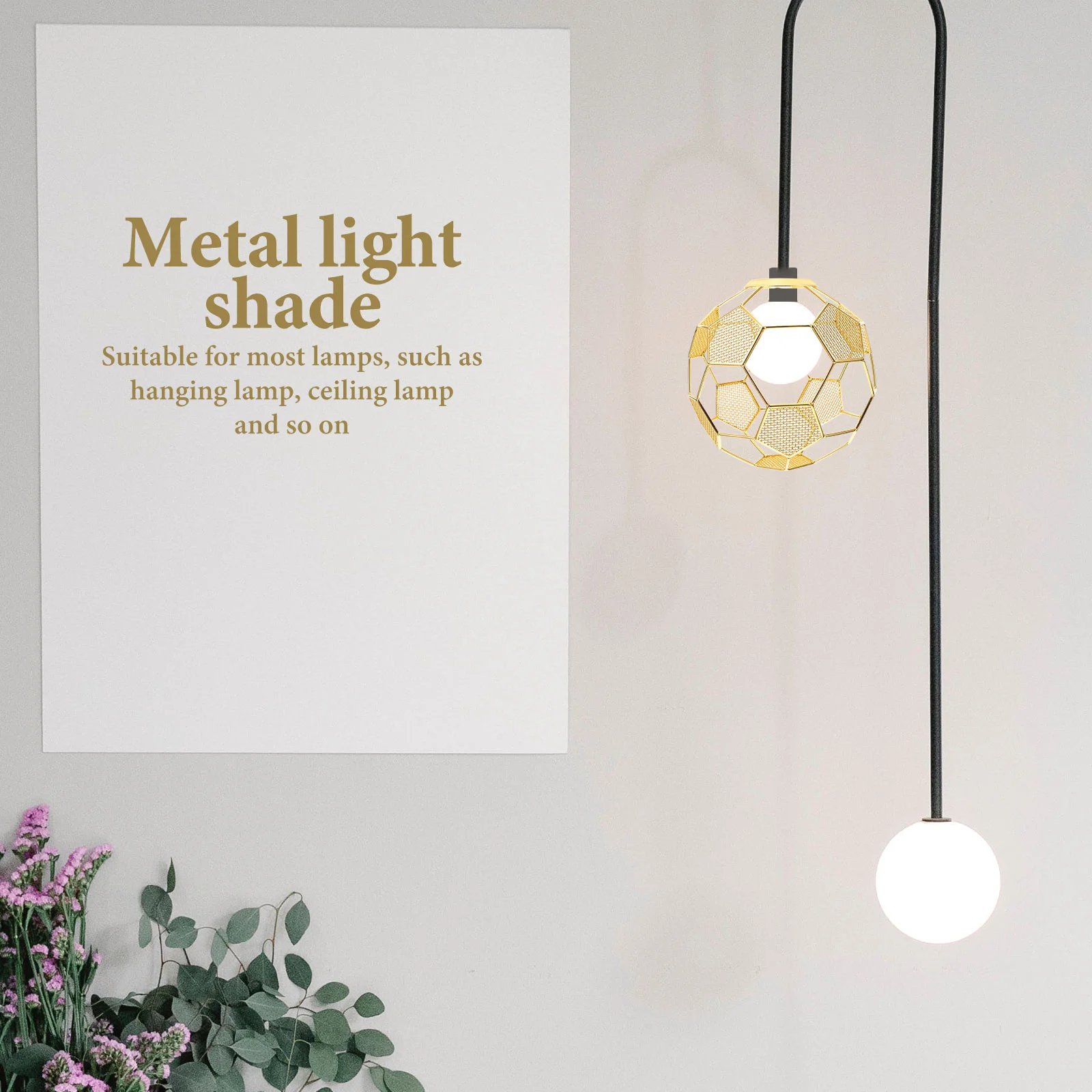 Football Lighting Lampshade Shell Replacement Shades Stainless Steel Restaurant