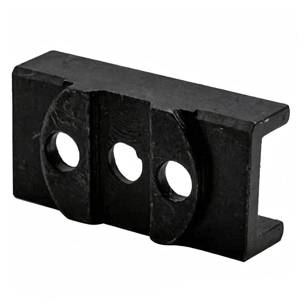 Guide Rail Adapter Iron 34x17x9mm Black Replacement Part For 4304 Jigsaw Cutting Tool Easy Installation Guide Accessory