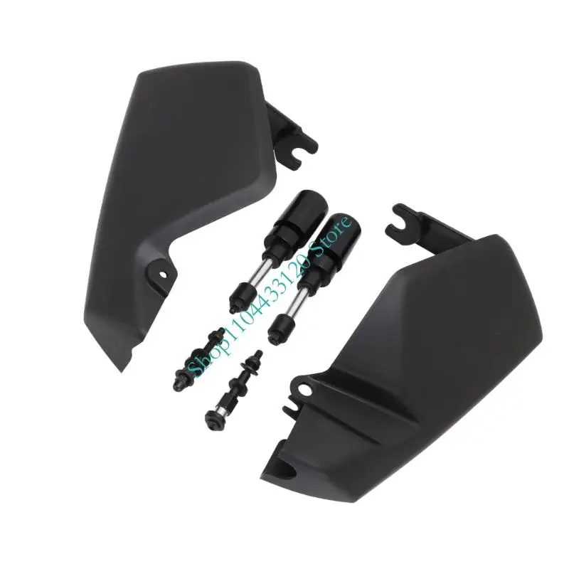 

0XXD Защита рук мотоцикла Ветрозащитная противоскользящая защита PP Алюминиевая железная конструкция Быстрая установка не нужны