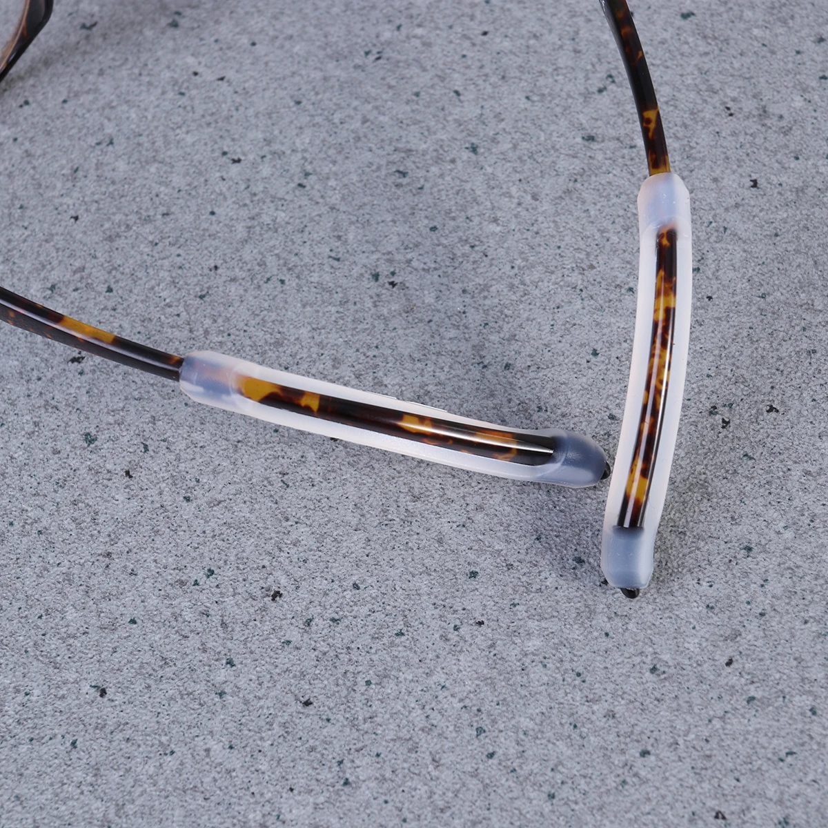 

5 Pairs 55mm Length 7mm Diameter Anti-slip Glasses Cover Silicone Eyeglasses Leg Ear Hooks for Sports Activities Secure Fit