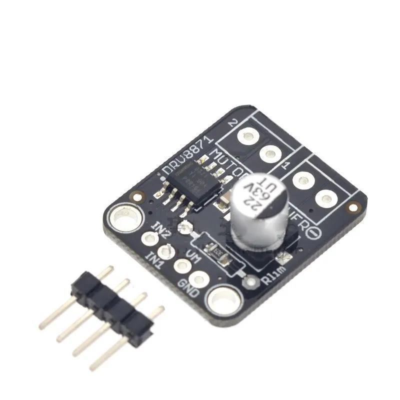 DRV8871 Brushed DC Motor Driver Board H-Bridge 6.5V-45V PWM Controller Module 3.6A Current Sense for Arduino