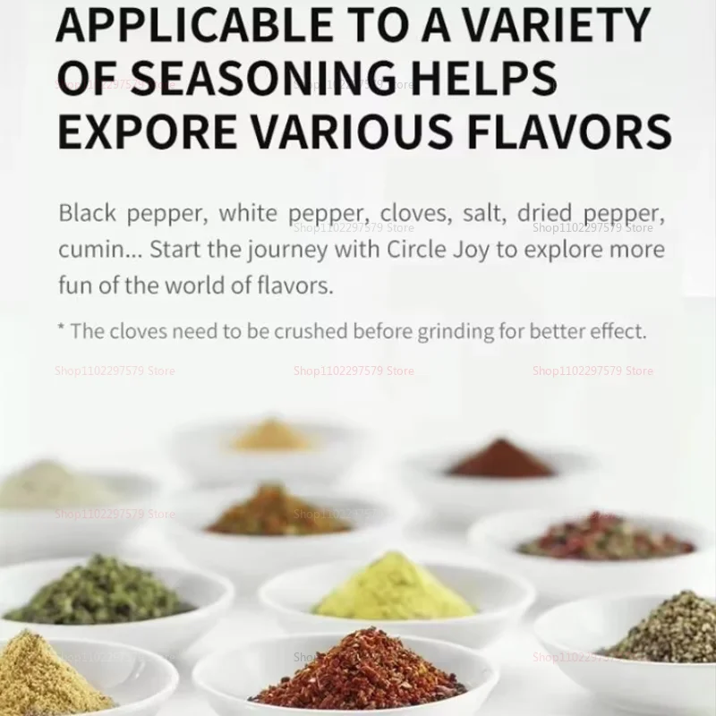 طقم مطحنة الفلفل الكهربائية القابلة لإعادة الشحن عبر USB، مطحنة الملح والفلفل الأوتوماتيكية، إضاءة LED قابلة للتعديل، توابل المطبخ والطهي