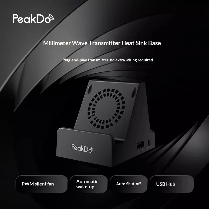 

PeakDo USB Multi functional Expansion Heat Sink Type-C to HDMI Millimeter Wave Transmitter Heat Sink Base