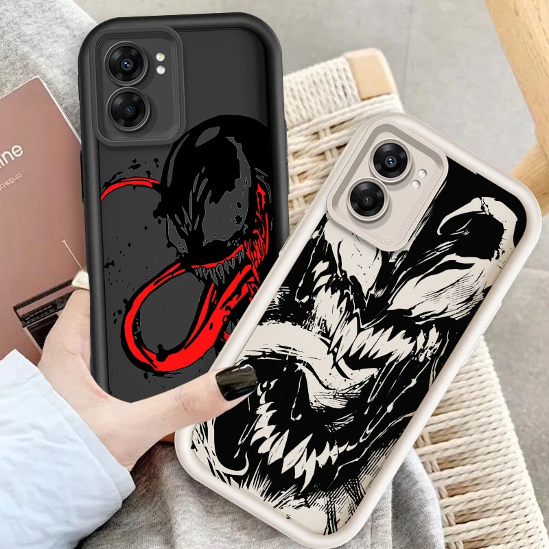 

Marvel Venom Anime Cool Eye Ladder For OPPO Find X5 X3 A58 A57 A55 A53 A54 A92 A74 A78 A98 A16 A94 A76 A72 5G Cover Phone Case