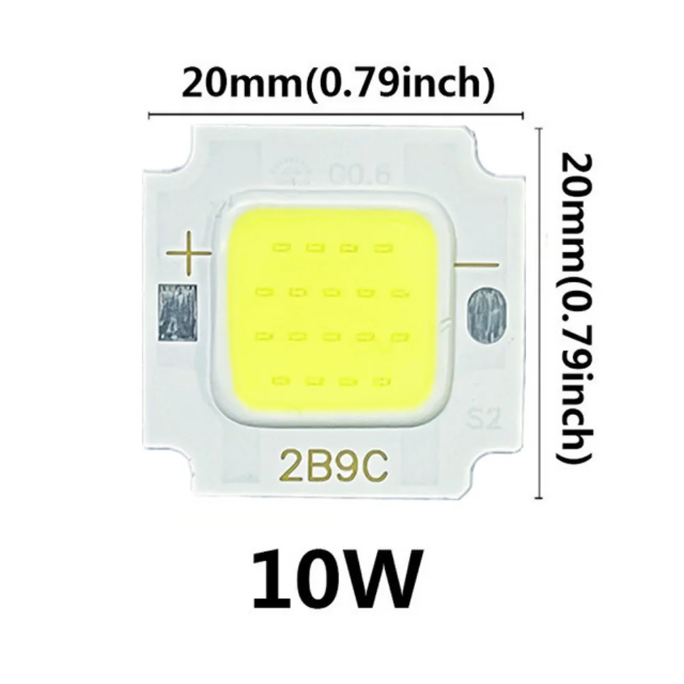 LEDCOBチップ,高出力,10/20/40/50/60/DC27-36V W,ダイオードランプ,フラッド照明ポイント用,日曜大工