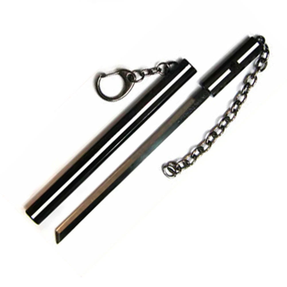 1/6 Mini Katana Shippden Uchiha Sasuke Ama no Murakumo no Turugi 17cm/6.7in Cosplay Black Red Sword Model Key Chain Ring Gift