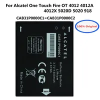 1300mah CAB31P0000C1 Phone Battery For CAB31P0000C2 Alcatel One Touch Fire OT 4012 4012A 4012X 5020D 5020 918 Batteries