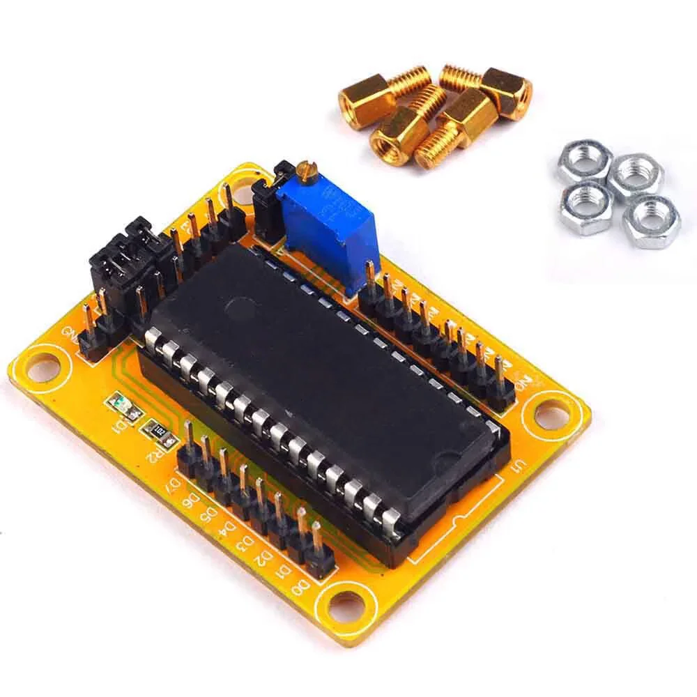 ADC0809 A/D Converter Module 8-bit 81 Parallel AD Board Analog to Digital Conversion Program for Digital Voltmeter