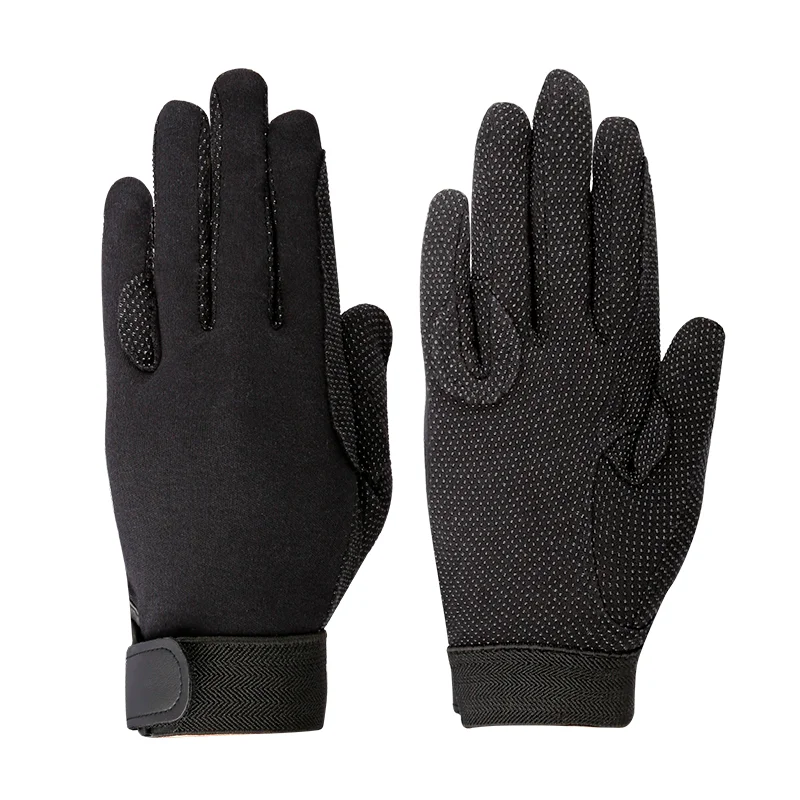 Cavassion anti-slip equestrian gloves when riding horses outdoor sports