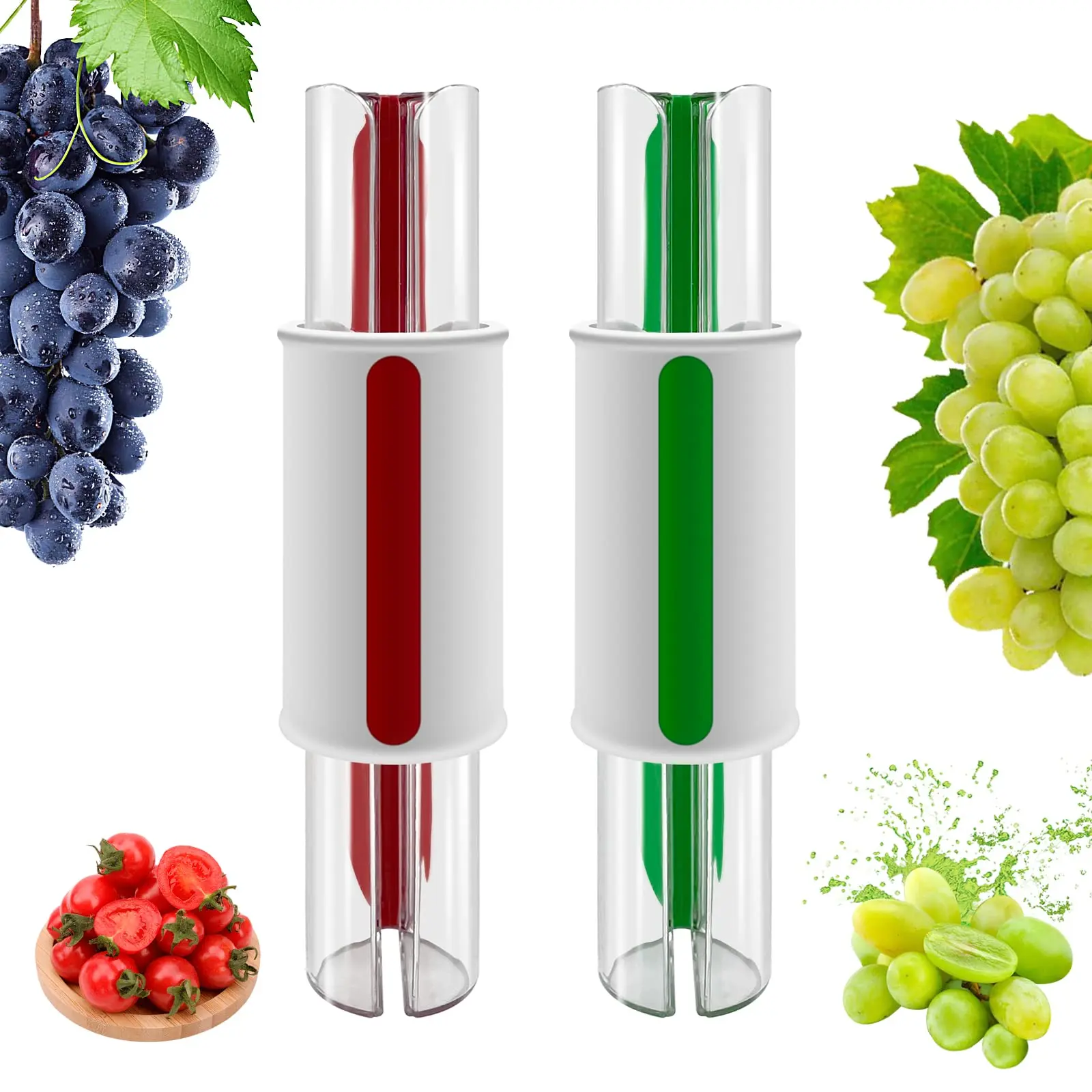 Multi-Function Tomato Slicer Manual Grape Cutter Small Fruit Cutter Grape Kitchen Accessories Cake Decoration Tool Fruit Slicer