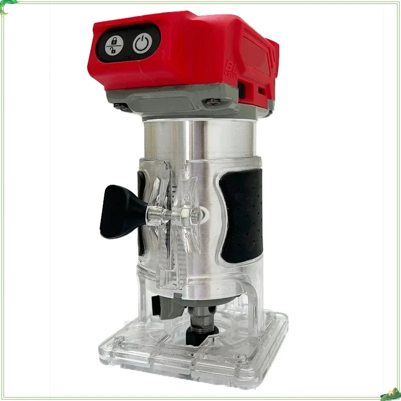 800W Cordless Compact Router 5-Speeds Woodworking Trimming Machine 30000RPM Brushless Electric Trimmer For Milwaukee Battery