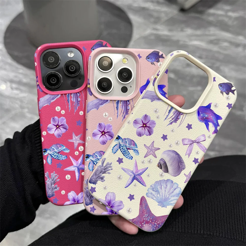 Fantasy-Meereskreaturen-Handyhülle für iPhone 17 16 15 14 13 12 11 ProMax 16 15 14 Plus 17 16 15 14 Pro 17Air Silikon-Matt-Cover – Detail 4