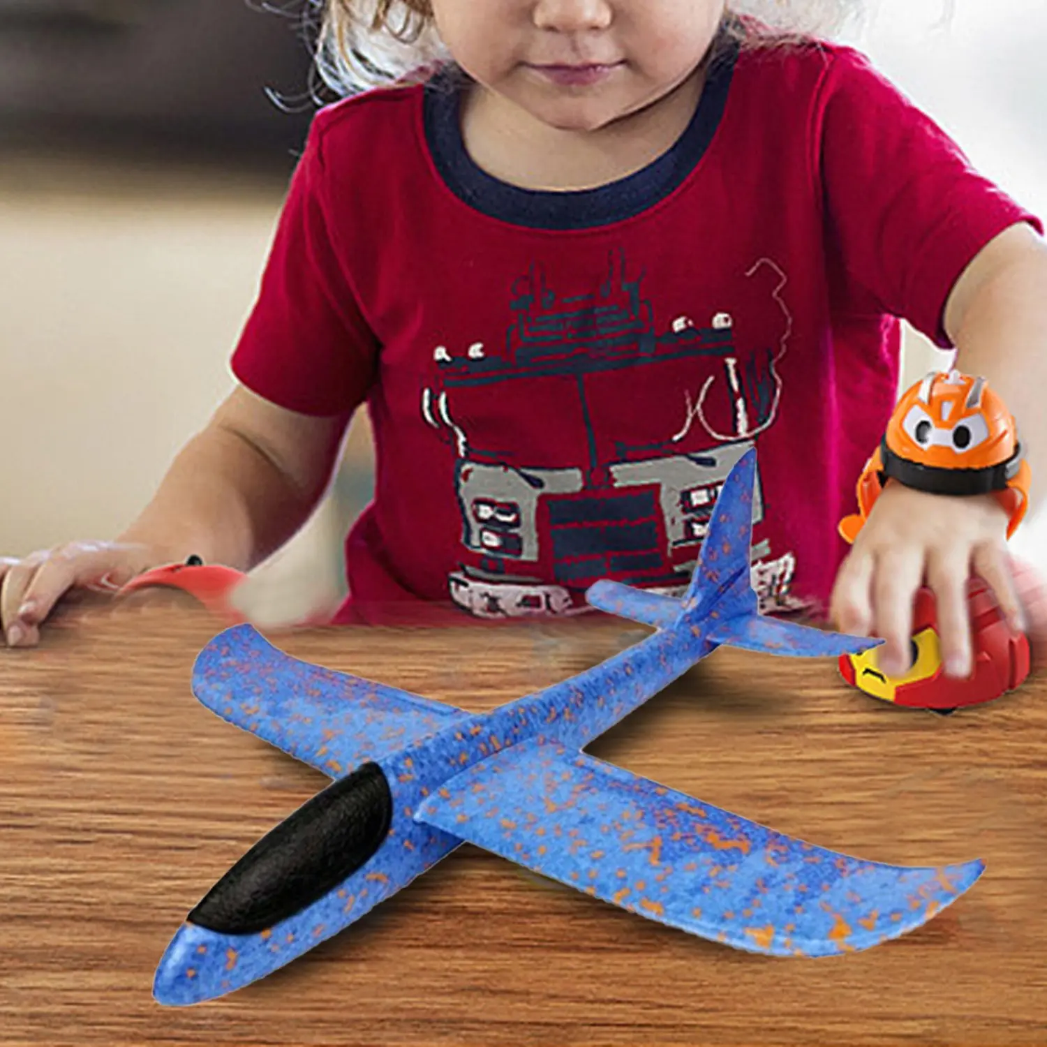 Funny EPPThrowing Glider Airplane Inertia Aircraft Toy Hand Launch Airplane Model