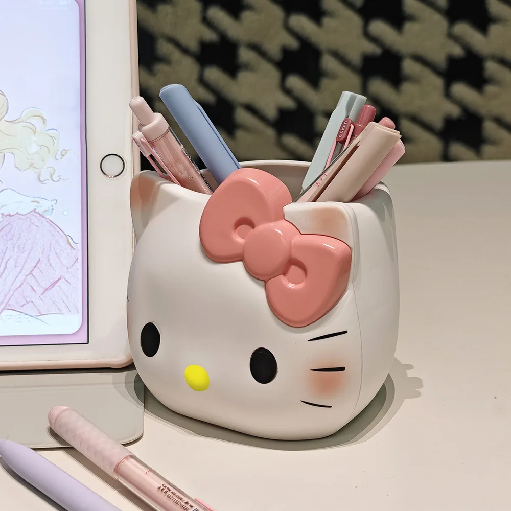 Sanrio HelloKitty cartoon schattige pennenhouder student briefpapier, kaptafel make-up opslagcontainer, decoratief vakantiecadeau item