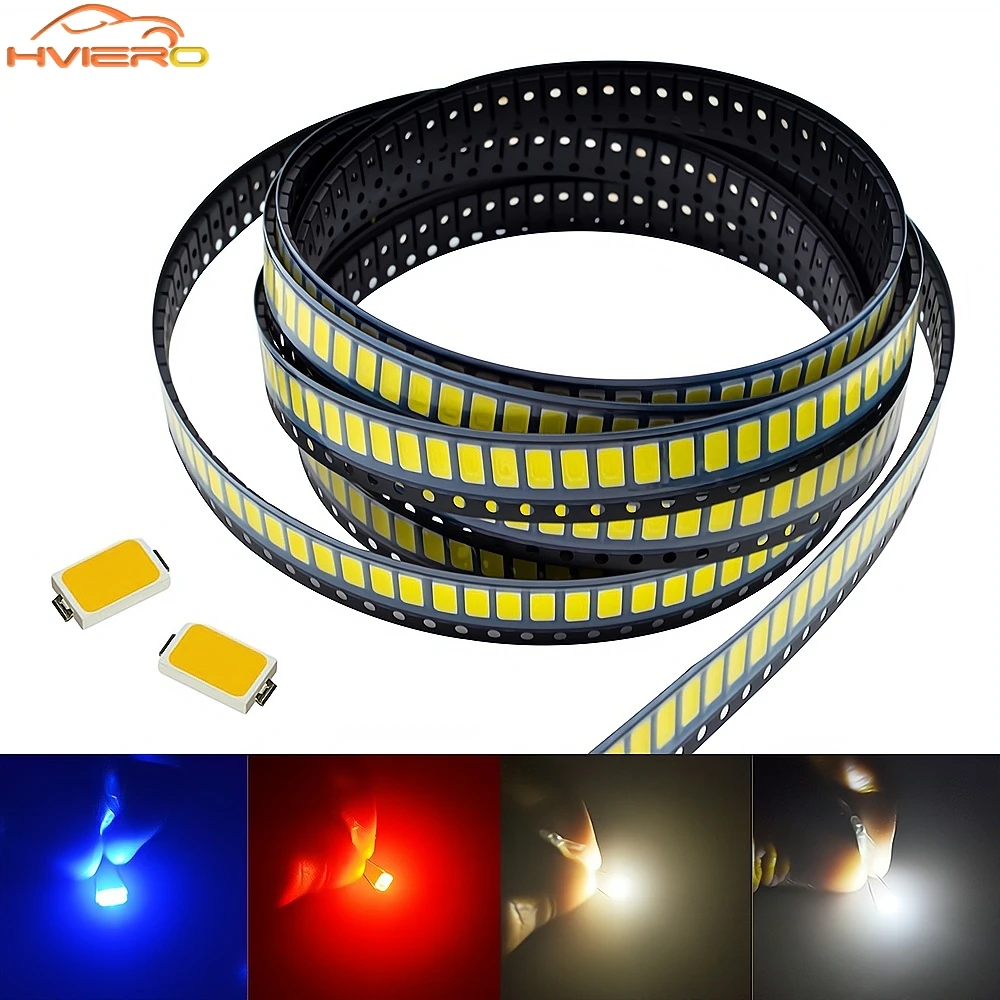 10/100X 5730 SMD SMT Ultra Bright Warm DIY Led Emitting Diode Chip Light Surface Mount For Bar Ceiling Atmosphere Landscape Lamp