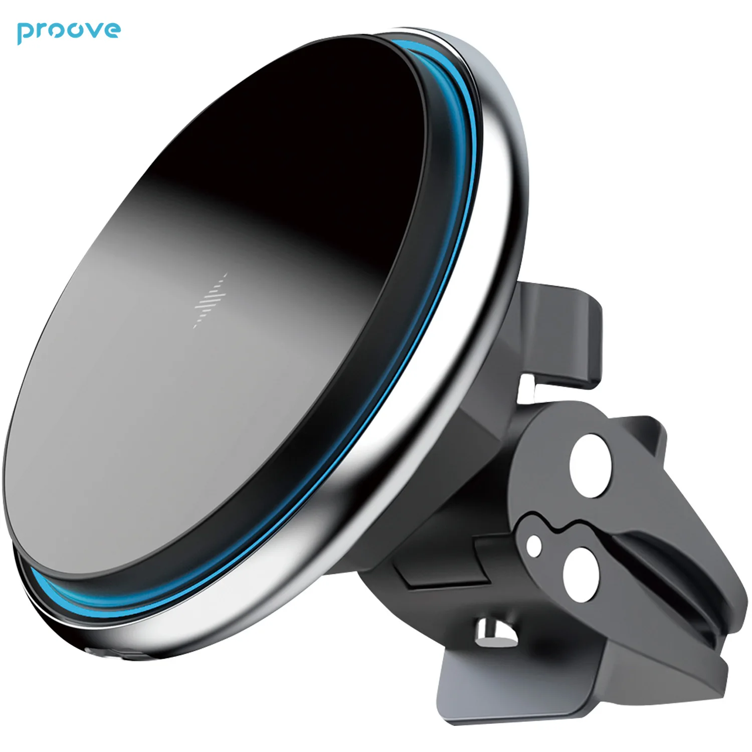 Proove Magic Circle 15W Car Wireless Charger Air Outlet Bracket Cross Border Ring Soft Light