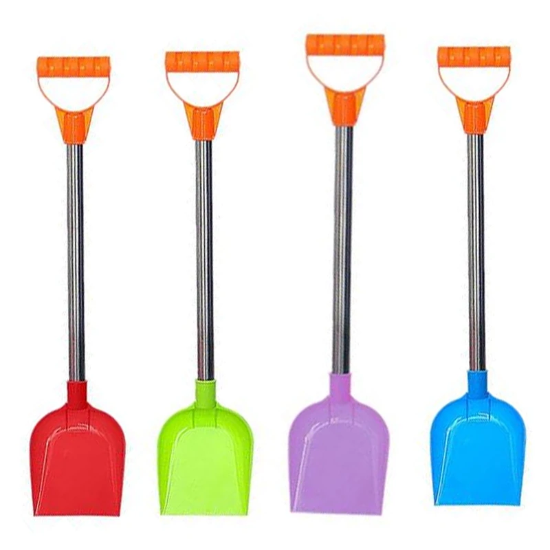 

4Pcs Kids Snow Shovel Driveway Car Home Garage - Portable Snow Shovel For Kids Safer Than Metal Snow Shovels