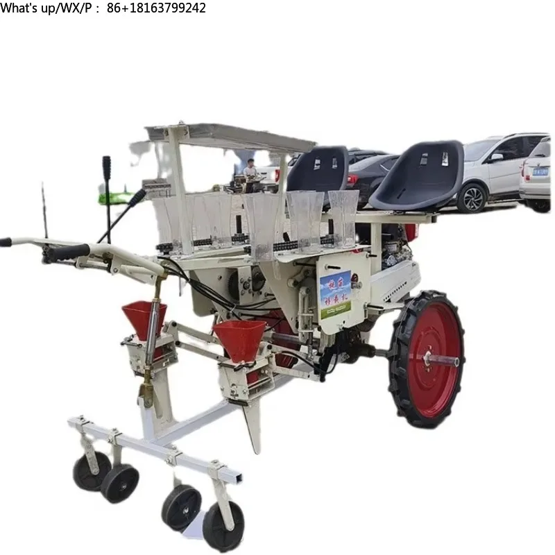 

6-Row Self-Propelled Automatic Vegetable Transplanter Agricultural Seedling Machine for Tomatoes & Eggplants Engine Included