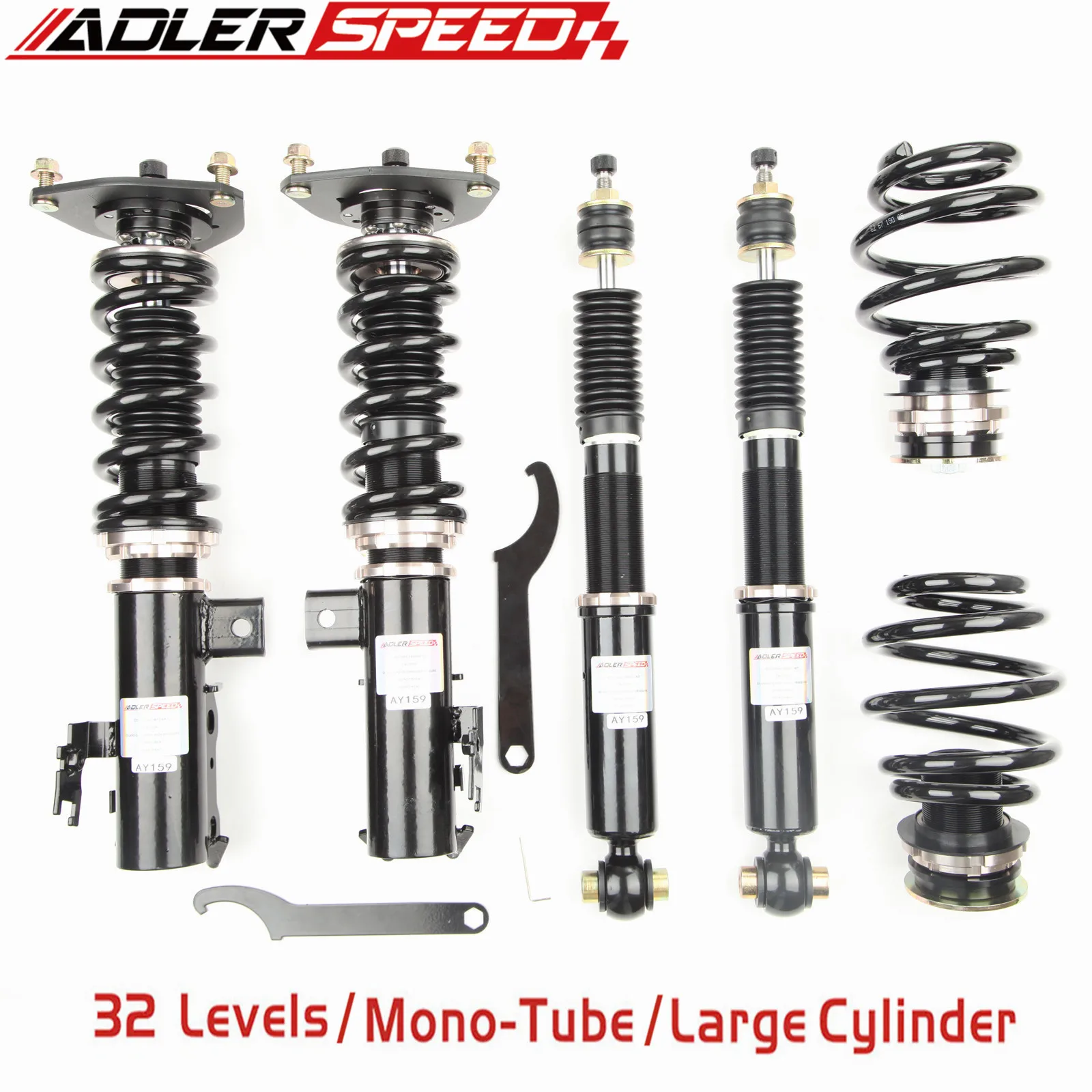 

ADLERSPEED 32 Levels Mono Tube Coilovers Suspension Kit For Scion tC AGT20 / IM E186 / XB 08-16