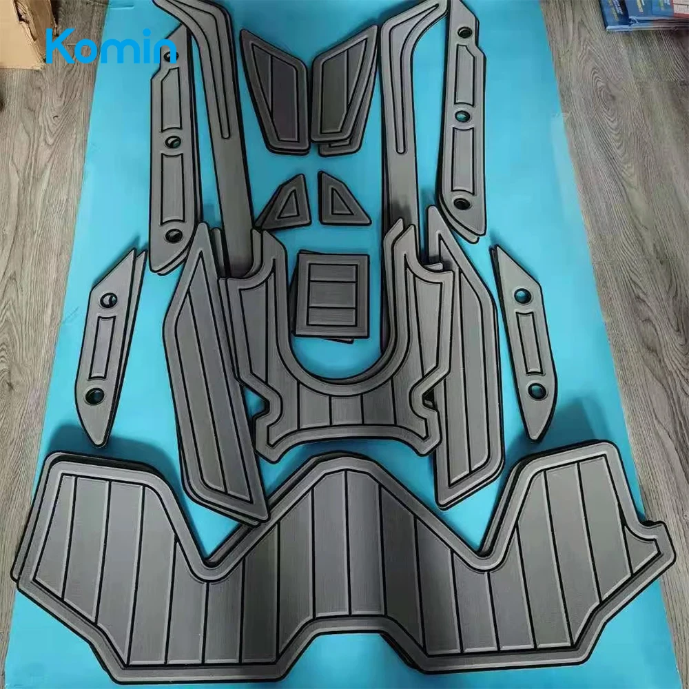 Komin EVA Foam Jet Ski Traction Mats  For Seadoo RXT-X 2019-2020 Non-slip Shock-absorbing Personal Water Craft Pads PWC Kits