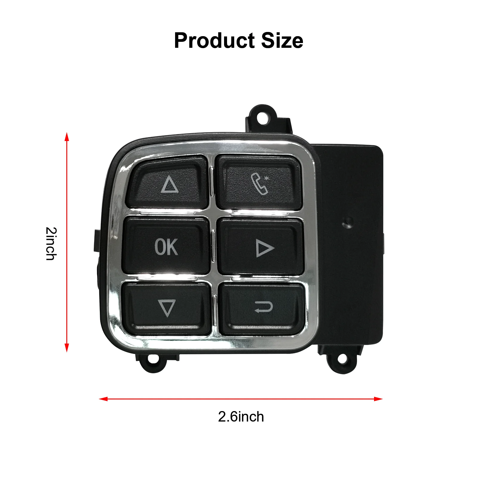 عجلة توجيه سيارة التبديل ل جيب رانجلر JK 2011-2018 ، JK زر JK ماتي زر وحدة التحكم التبديل #3