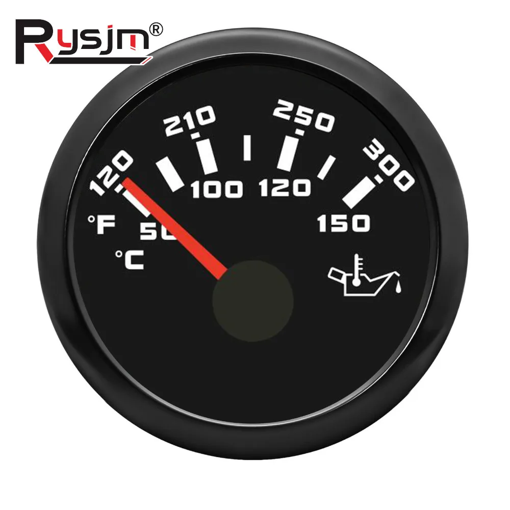 

NEW 2'' 52mm Digital Oil Temperature Gauge 50-150℃ 120-300℉ Oil Temp Meter For Marine Car Boat Motorcycle 12V/24V