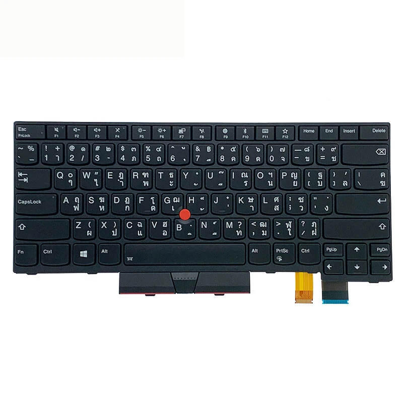 f  01HX452 FOR Lenovo Thinkpad T470 A475 T480 A485 Thai Backlit Keyboard view 2