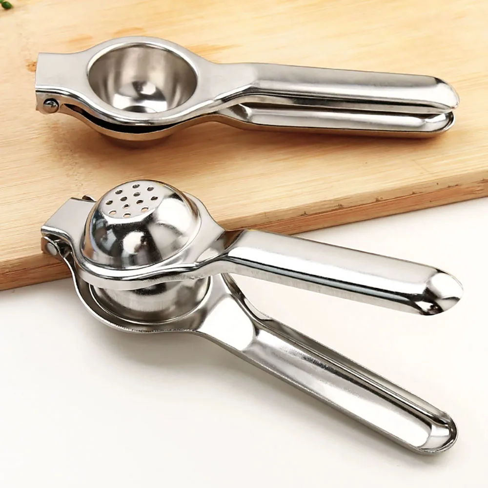 Stainless Steel Manual Juicer Processor Lemon Squeezer Orange Fruit Household Lemon Clip Fruit Pressing Kitchen Accessories
