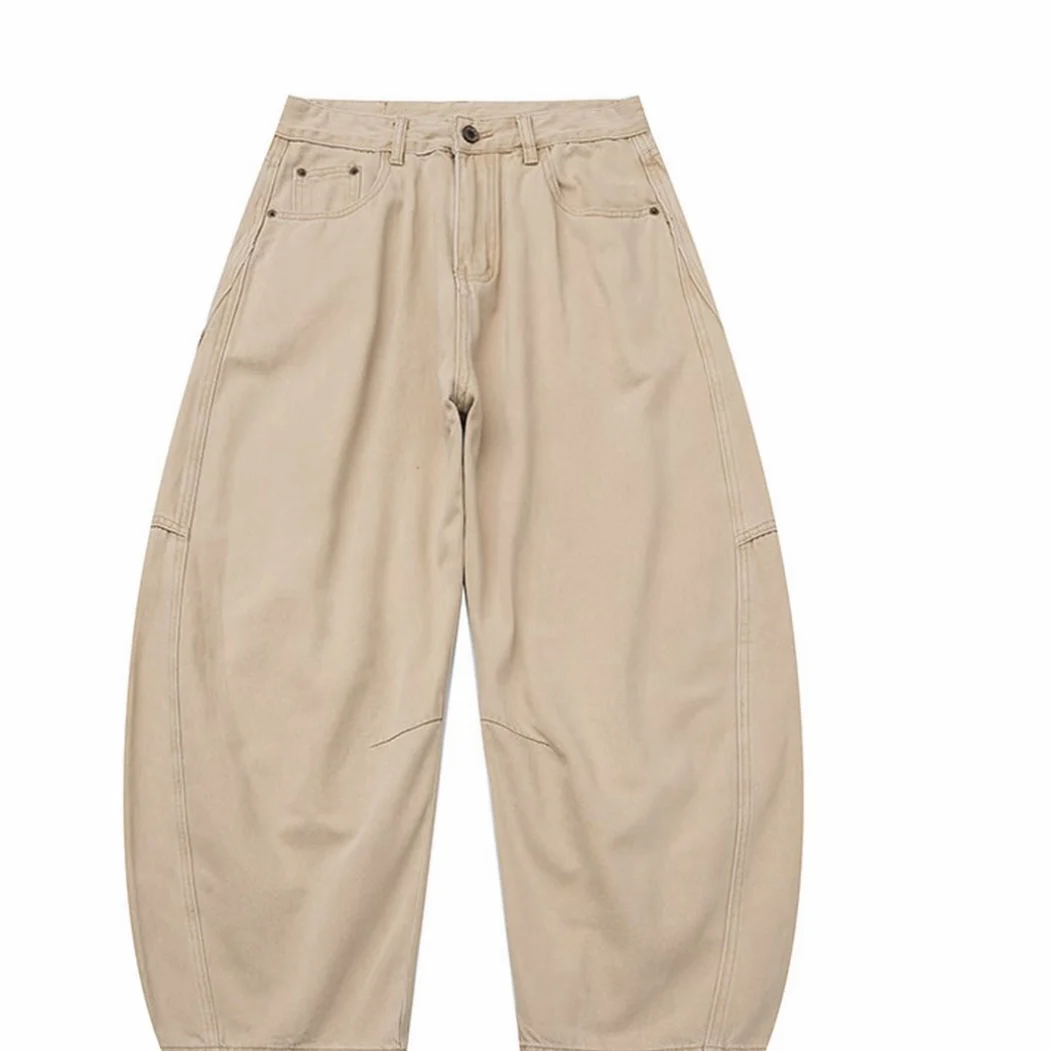 Calças Jeans Casuais de Corte Solto para Homens e Mulheres, Novo Estilo Outono Inverno, Calças Longas Versáteis em Algodão, A...
