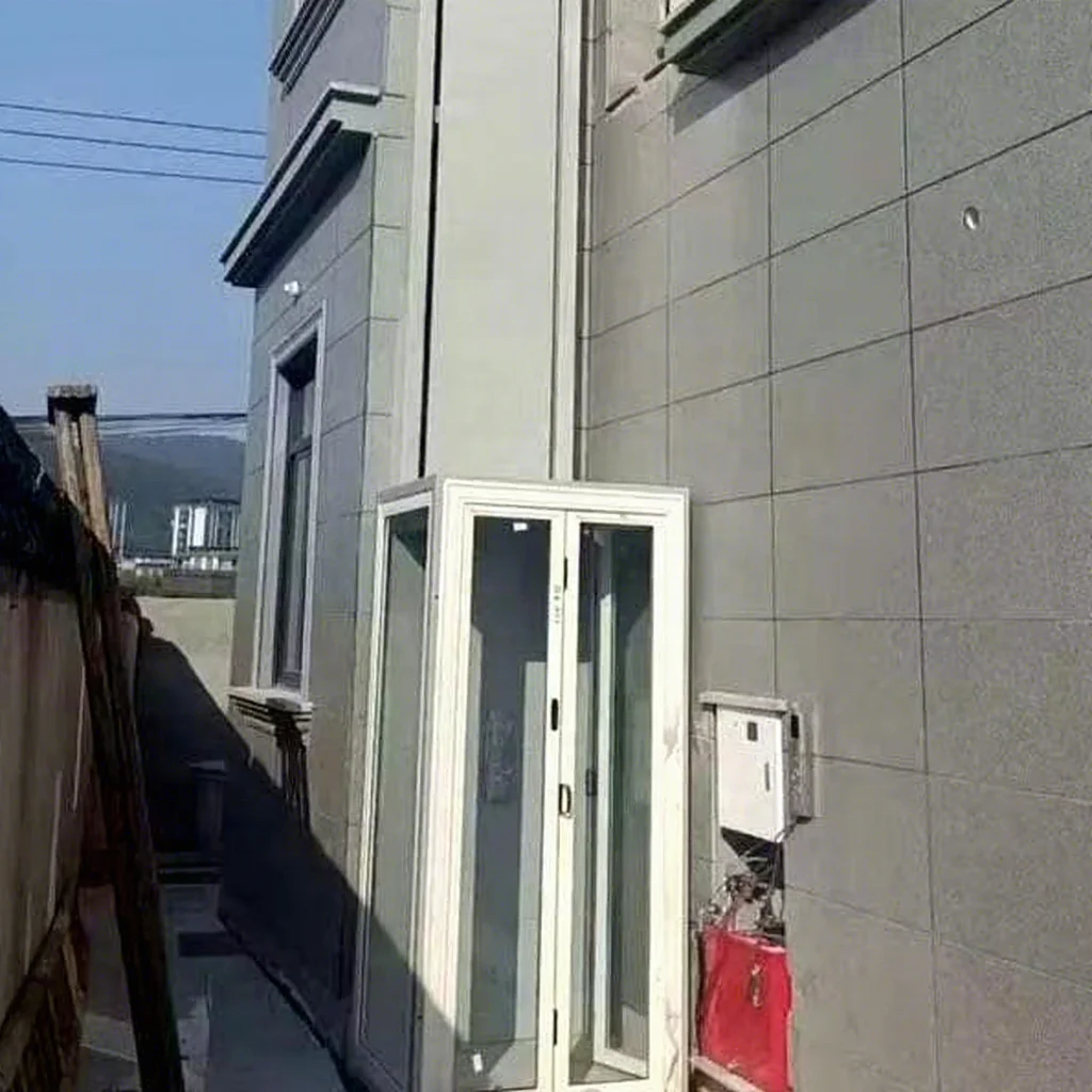Household small elevator, duplex attic two-story three-story installation, hydraulic four-story small lifting platform, simple