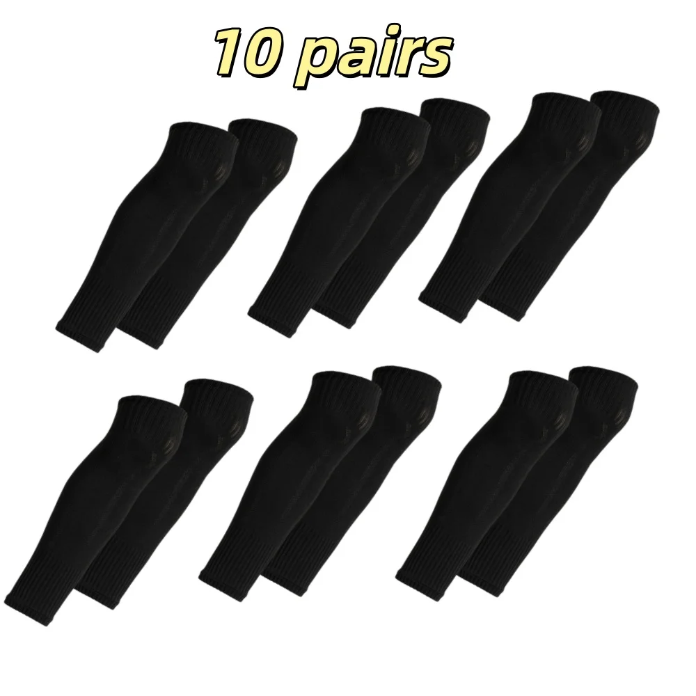 10 زوج/وحدة غطاء جوارب كرة القدم الضاغطة، تدفئة الساق الضاغطة، جوارب العجل الممتصة للعرق #5