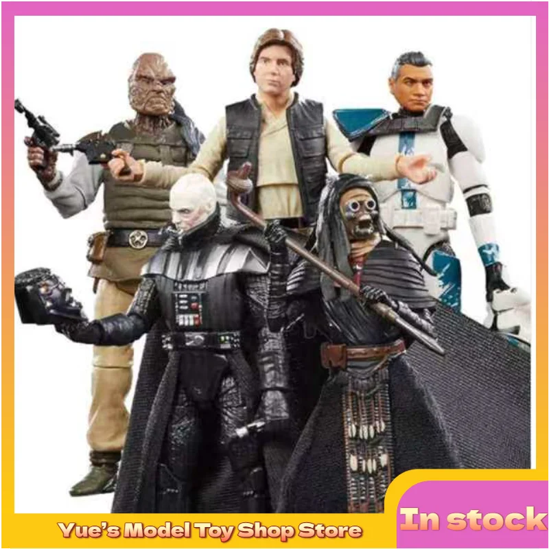 

【In Stock】Transformation Toys Star Wars 3.75-inch Darth Vader Tusken Han Solo Houser TVC Movable Action Figure Model Toy Gift