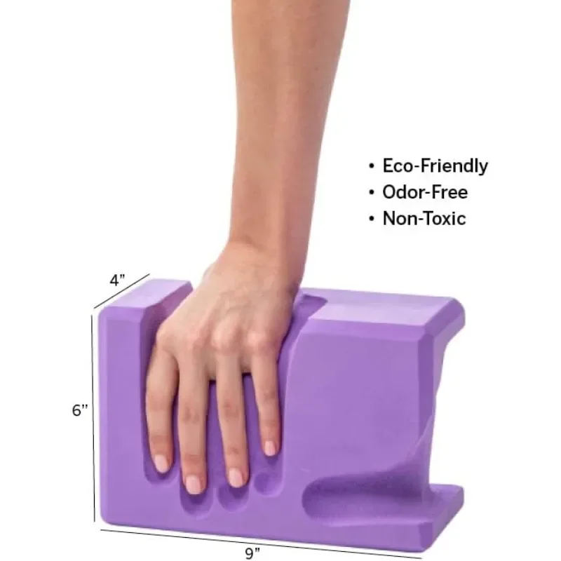 Yoga Blocks 2 Pack | Reduces and Prevents Wrist Pain, Enhances Comfort Stability and Grip Strength on the