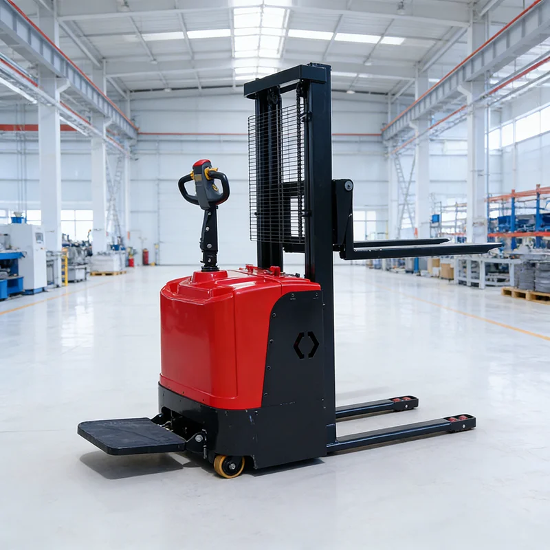 2 Ton Electric Stacker with 5 Hour Fast Charging and 2000 Cycle Lithium Battery for Long Shift