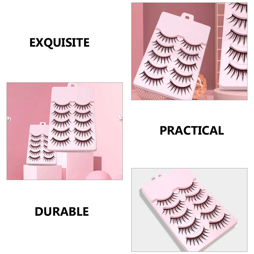 Falsche Wimpern, natürliche, leichte Verlängerungen, wiederverwendbar, für den täglichen Gebrauch auf Partys, gefälschte Wimpern, Packung kurze falsche Wimpern