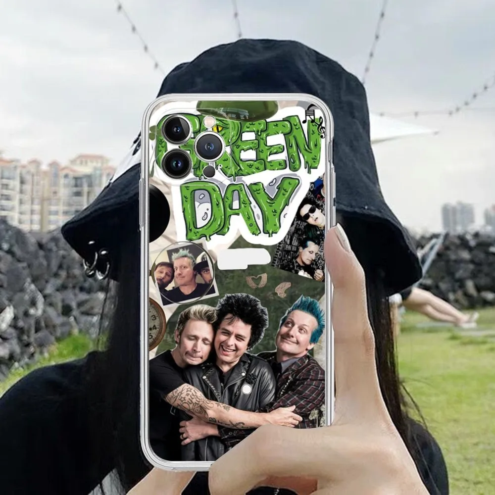 Green Day Phone Case For iPhone 14 13 12 Mini 11 Pro XS Max X XR SE 6 7 8 Plus Soft Silicone Cover